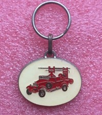 Porte Clé CAMION SAPEURS-POMPIERS de MULHOUSE Métal Engin Keychain Keyring