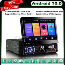 Universal 1 Din 7 " DAB+ CD Android 11.0 Amovible Autoradio GPS CarPlay DSP TNT