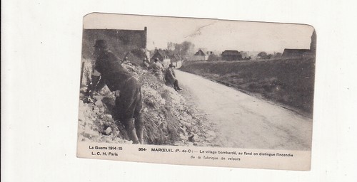 Rare cpa maroeuil village - cpa-, maroeuil-le