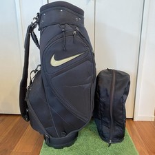 Sac de golf léger Nike tout noir sac de transport chariot caddy bag rare util...
