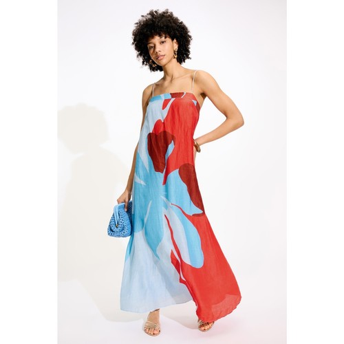 Robe longue maxi lin - maxi,