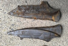 * 2 tole carter gris moteur mob année 50 cyclomoteur motobecane  av42 av44