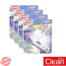 Bloc Désodorisant Cuvette WC Elina Clean Parfum Lavande Pack de 4