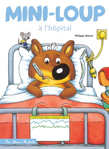 Mini loup hôpital - à, l'hôpital