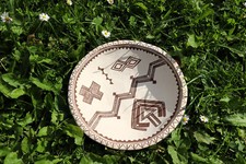 Plat céramique poterie terre cuite, Berbère, Kabyle, Maghreb.