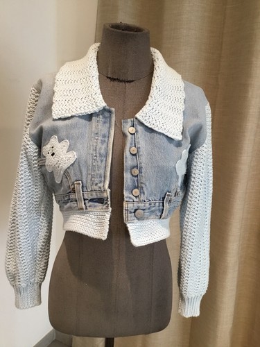 Superbe blouson jeans - , bleu