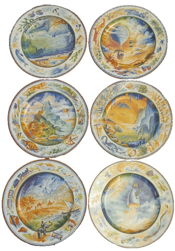 Assiettes porcelaine limoges - porcelaine,