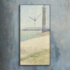 Horloge murale sur toile 30x60