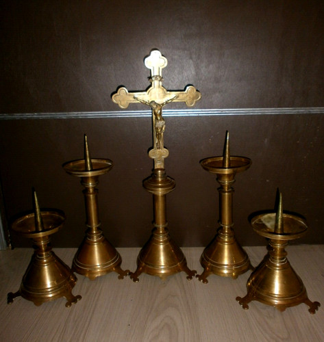 Garniture autel croix 4 - garniture, +4