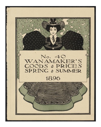 Vintage 1896 mode art mural - 1896,