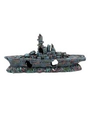 Déco Aquarium Bateau Épave