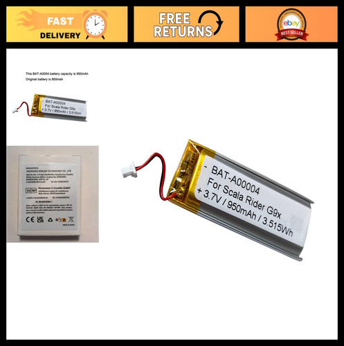 950mah replacement battery - replacement,