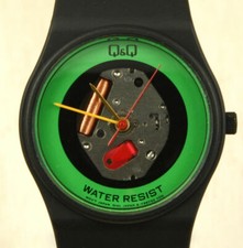 Vintage green Skeleton watch