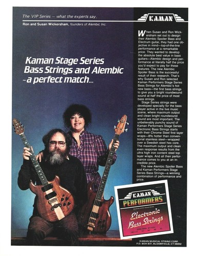 Vtg alembic guitar bass - alembic,