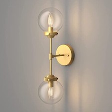 Appliques murales dorées 2