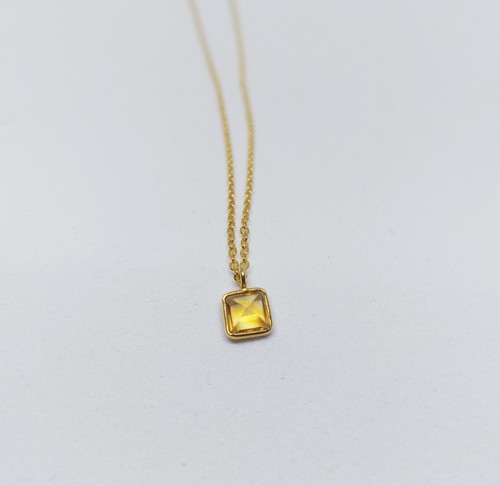 Collier fin doré 18k - , en