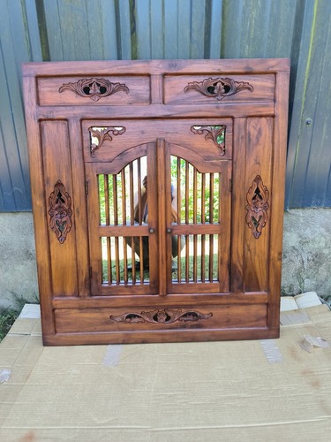 Miroir ancien bois avec - ancien, en