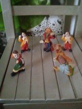 Clown en resine 5 Clowns pour collection