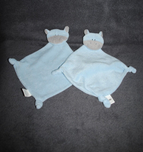 Lot doudou plat hippopotame - doudou,