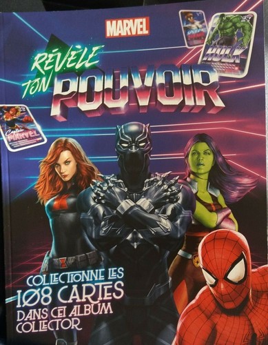 Cartes marvel leclerc 2021 - marvel,