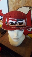 NOS Casquette Vintage bougie CHAMPION deco garage