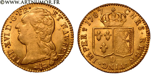 Louis xvi or à - d'or,