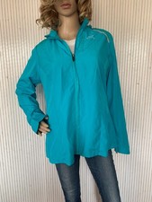 Veste légère coupe vent et pluie femme Turquoise Kalenji Taille 44 VFV007