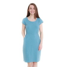 Lazy Jacks - Robe mancherons motif/style uni - Femme (LJ153)