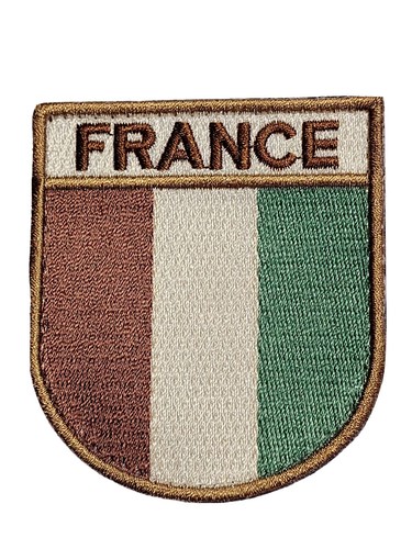Ecusson france desert - desert, sur