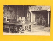BRECY (18) CHATEAU / Salle à Manger avec CHEMINEE en gros plan en 1910