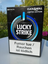 Paquet de cigarette en métal vide LUCKY STRIKE