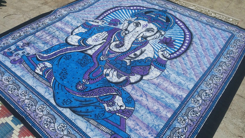 Ganesha tenture couvre - ganesha, couvre-lit