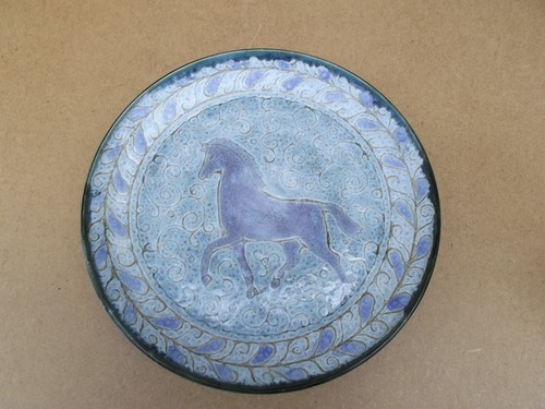 Ancien grand plat décoratif - grand,