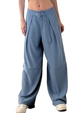Pantalons Plissés Taille