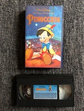 PINOCCHIO - Cassette VHS  SECAM - DISNEY LES GRANDS CLASSIQUES
