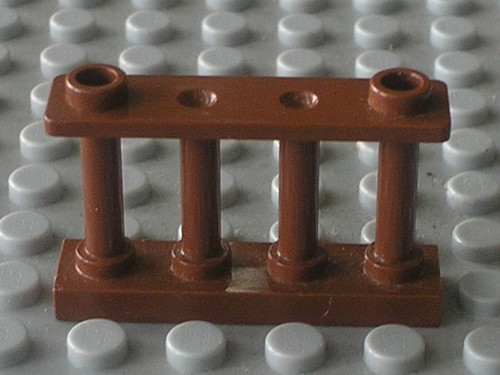 Barriere lego redbrown fence - ,