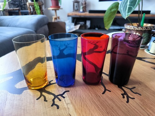Verres mini vases - , colorés