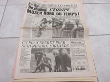 EQUIPE 11724 20.01.1984 VELO RECORD HEURE MOSER 50,809km/h RUGBY FRANCE IRLANDE