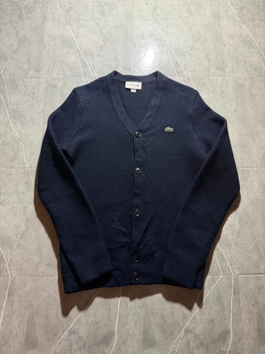 Cardigan lacoste col - cardigan, v