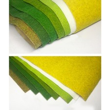 Tapis d'herbe 25 x 25 cm tapis de pelouse artificiel vert pour décoration de ja