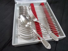 BOULENGER 12 COUVERTS A ENTREMET 24pcs METAL ARGENTE MODELE A IDENTIFIER ?