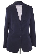 Veste femme bleue Isaac taille 40 fabriquée en Italie 2 boutons de travail él...