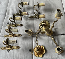 Lot 1 lustre 3 branches + 5