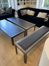 Ensemble 2 Tables Basses 1 Banc 