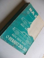 n°rn43 catalogue renault r20 r30 mr212
