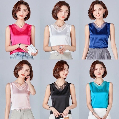 Femme col lacets caraco sans - v,