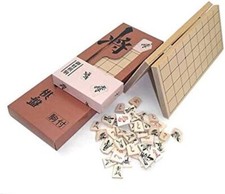 Wooden introductory shogi