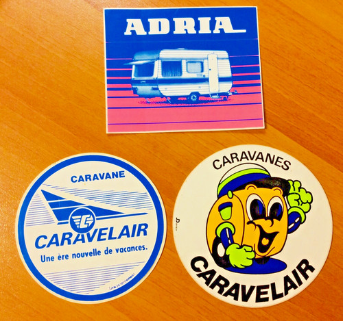 Lot autocollant caravane - de,