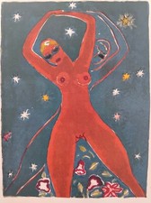 KEES VAN DONGEN GRAVURE LA NUIT FEMME NUE MILLE NUITS ET UNE NUIT K90