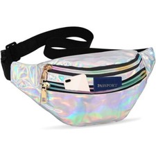 Sac Banane Homme Étanche Holographique Sacoche Banane Femme Fille Ville Imper...